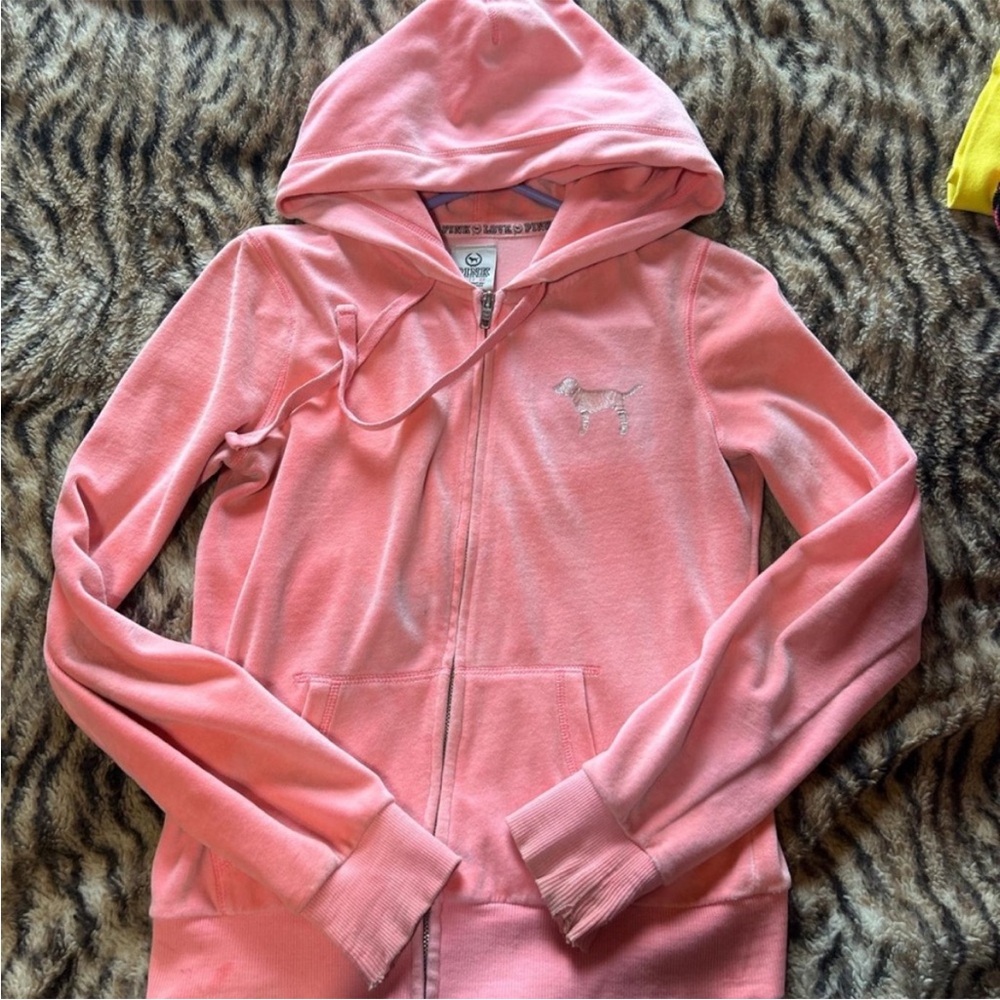 PINK Victoria's Secret Pink Zip-Up Hoodie